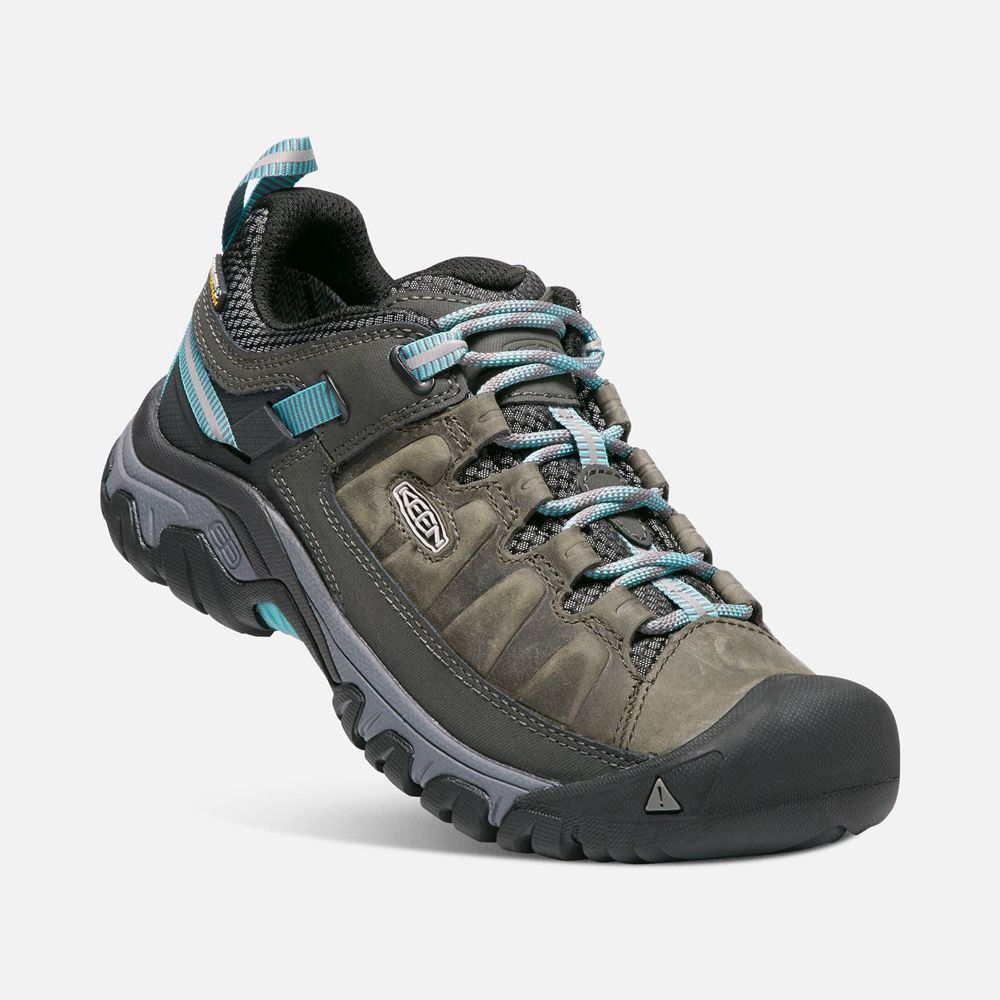 Zapatos de Seguridad Keen Mexico Negros Marrom - Mujer Targhee Iii Waterproof - LG1975240